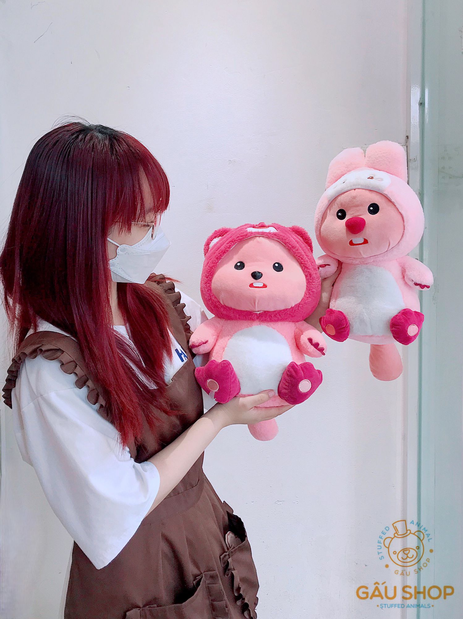 Hải ly Loopy cosplay Lotso, Thỏ, Ong