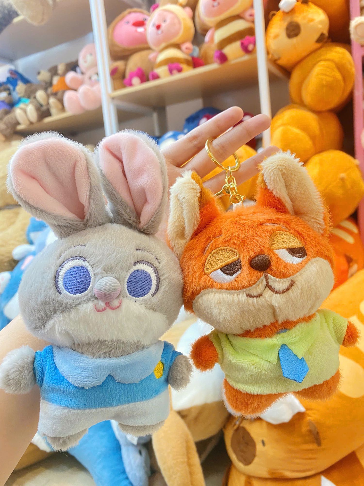 Zootopia Nick & Judy móc khoá